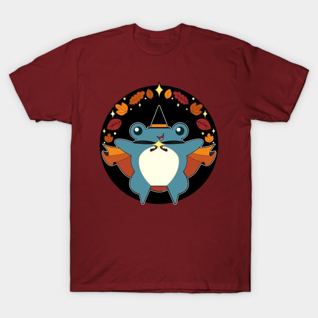 Fall Frog T-Shirt by RottingRootsArts